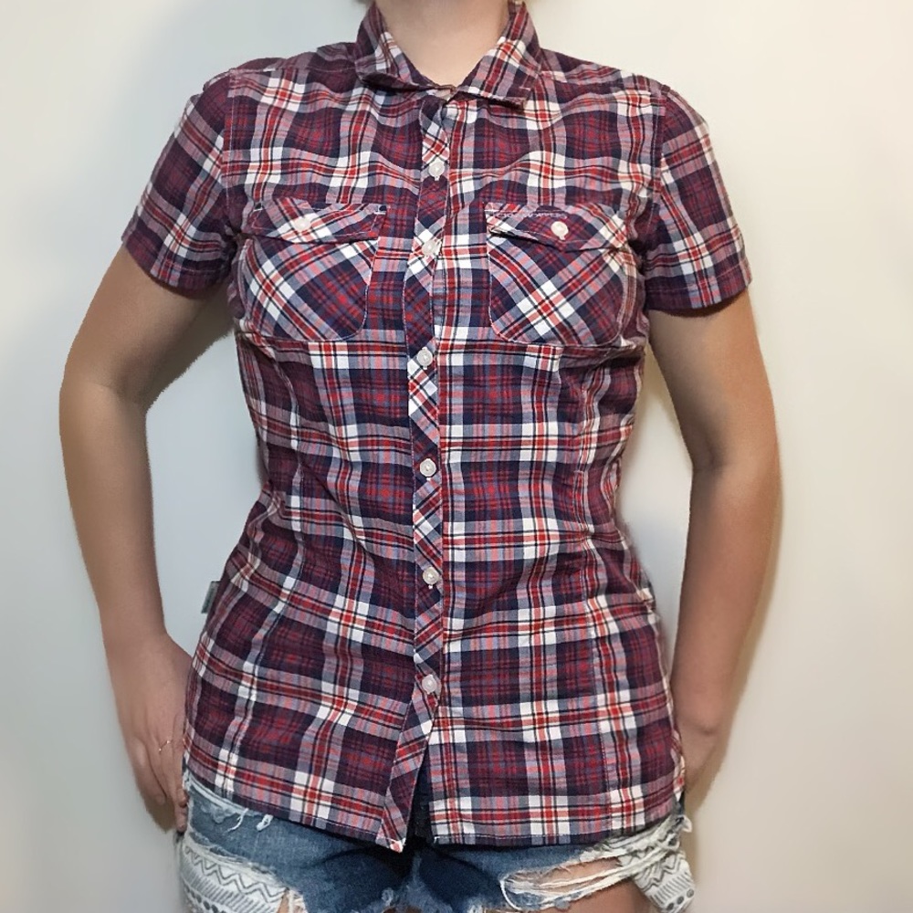 Craghoppers UV protectant button up plaid shirt